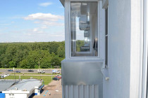 Остекление балкона П-3